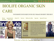 Tablet Screenshot of biolifeorganicspa.com